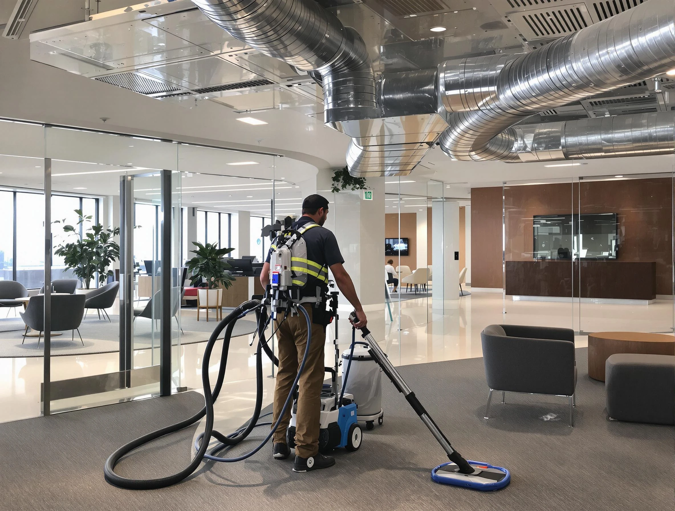 Commercial duct cleaning service by West Covina Air Duct Cleaning in West Covina